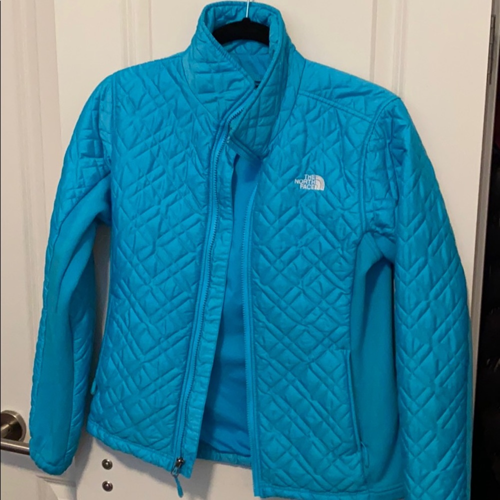 Blue north face jacket
